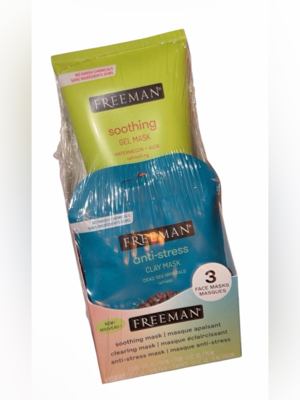 Grooming Soothing Gel & Anti-Stress Clay Mask Pack